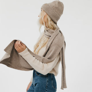 PREORDER - Cassidy Cashmere Wrap and Beanie Duo Wholesale-Scarf-Pretty Simple