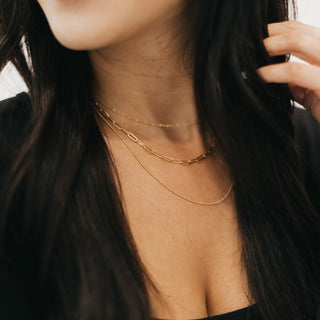 Charleston Chain Layered Necklace-Necklace-Pretty Simple