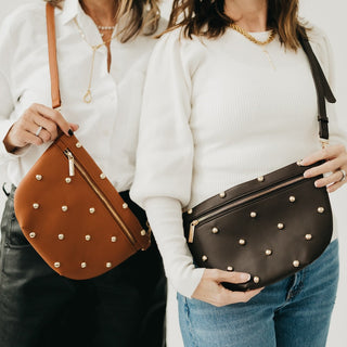 Chic Gold Studded Westlyn Bum Bag-Bum Bag-Pretty Simple