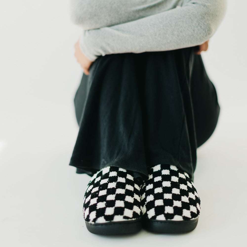 Cure x Beyond Type 1 Checkered Slippers Wholesale-Slippers-Pretty Simple