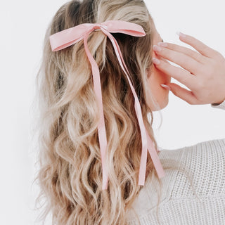 Dahlia Dainty Hair Bow Clip-Pretty Simple