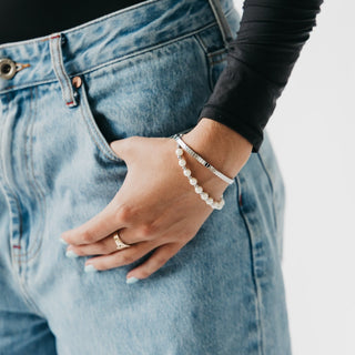 Bracelet-Daisy Bangle Bracelet - WATERPROOF-Pretty Simple