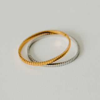 Bracelet-Daisy Bangle Bracelet - WATERPROOF-Pretty Simple