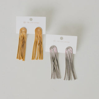 Earrings-Dazzling Tassel Earrings - WATERPROOF-Pretty Simple