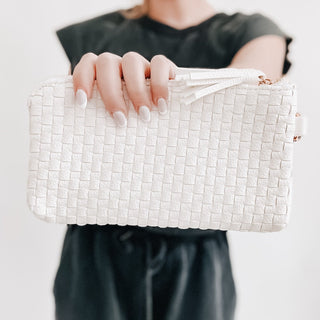 Emma Woven Clutch Wristlet-Clutch-Pretty Simple