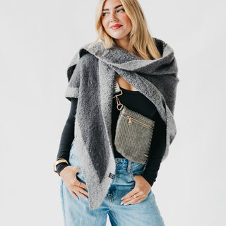 Endless Two Tone Scarf Wholesale-Scarf-Pretty Simple