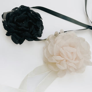 Flower Fantasy Tie Choker Necklace-Pretty Simple