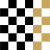 Gold Metallic Diamond Black