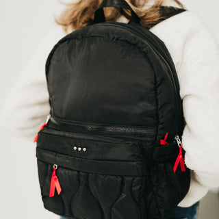 Go-To Organized Puffer Nylon Backpack-Backpack-Pretty Simple