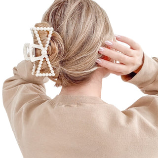 Hair Clip-Kayla Pearl Hair Clip-Pretty Simple