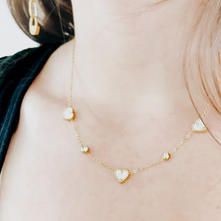 Heart's Desire Diamond Necklace - WATERPROOF-Pretty Simple