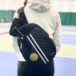 Pretty Simple Pickleball Sling Bag - pickleball bag