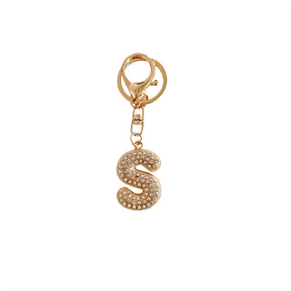 Diamond Initial Bag Charm-Bag Accessories-Pretty Simple