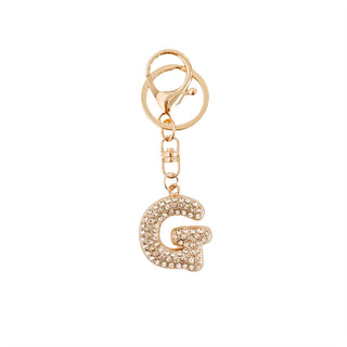 Diamond Initial Bag Charm-Bag Accessories-Pretty Simple