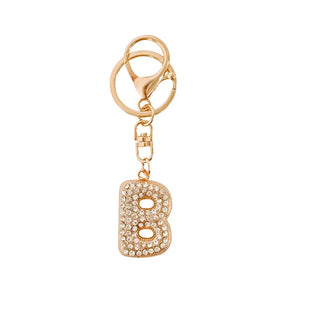 Diamond Initial Bag Charm-Bag Accessories-Pretty Simple