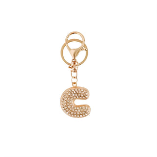 Diamond Initial Bag Charm-Bag Accessories-Pretty Simple