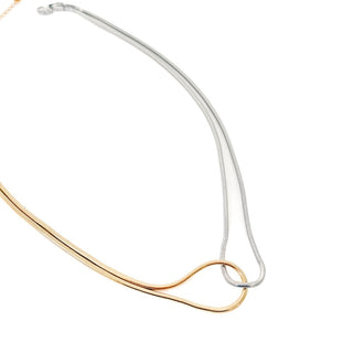 Accessories-Maddy Mixed Metal Necklace - WATERPROOF-Pretty Simple