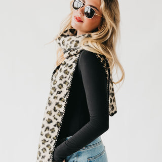Laine Leopard Scarf-Scarf-Pretty Simple