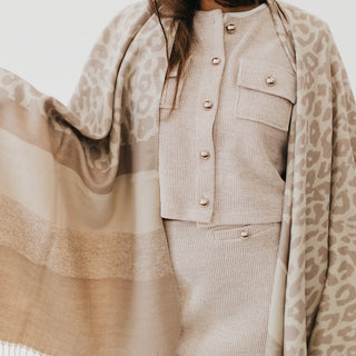 Leopard Lydia Shawl Wholesale-Scarf-Pretty Simple