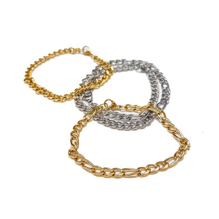 Lorenzo L'uomo Mens Collection Double Bracelet Wholesale-Bracelet-Pretty Simple