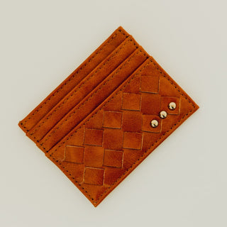Mariah Woven Small Card Holder Wallet-Wallet-Pretty Simple