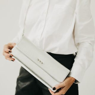 The Evening Metallic Clutch Crossbody Bag-Crossbody Bag-Pretty Simple