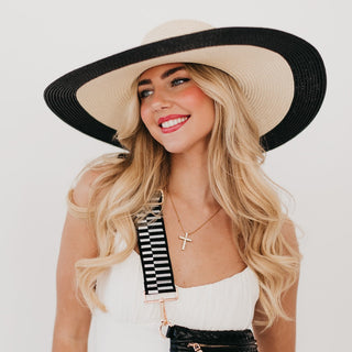 Hat-Miami Summer Wide Floppy Sun Hat-Pretty Simple