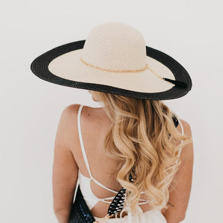 Hat-Miami Summer Wide Floppy Sun Hat-Pretty Simple