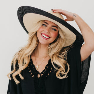 Hat-Miami Summer Wide Floppy Sun Hat-Pretty Simple