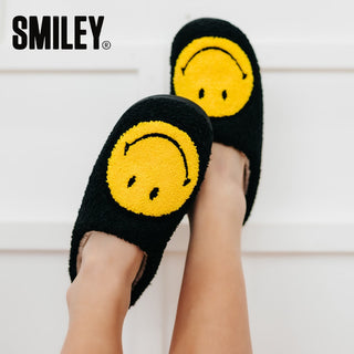 Smiley® x Pretty Simple Original Smiley Slippers | PRE-ORDER-Slippers-Pretty Simple Wholesale