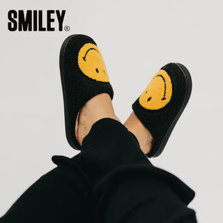 Smiley® x Pretty Simple Original Smiley Slippers | PRE-ORDER-Slippers-Pretty Simple Wholesale