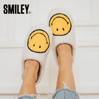 Smiley® x Pretty Simple Original Smiley Slippers | PRE-ORDER-Slippers-Pretty Simple Wholesale