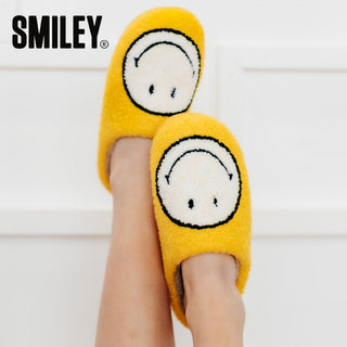 Smiley® x Pretty Simple Original Smiley Slippers | PRE-ORDER-Slippers-Pretty Simple Wholesale