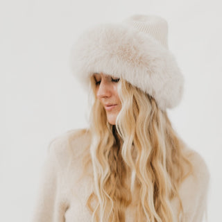 PREORDER - Noelle Faux Fur Hat Wholesale-Hat-Pretty Simple