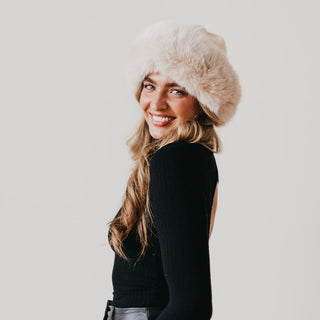 Noelle Faux Fur Hat-Pretty Simple