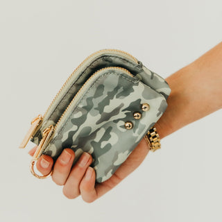 Nylon Cameron Clippable Double Zip Card Wallet-Wallet-Pretty Simple