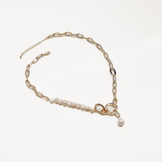 Pacific Pearl Link Chain Necklace - WATERPROOF-Necklace-Pretty Simple