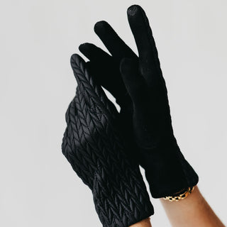 Quilted Smart Touch Gloves-Gloves-Pretty Simple