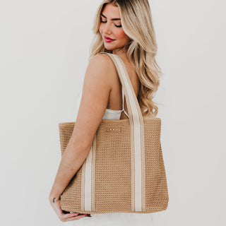 Ruby Raffia Tote Bag-Pretty Simple