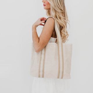 Ruby Raffia Tote Bag-Pretty Simple