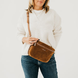 Sabrina Studded Suede Bum Bag - PREORDER-Bum Bag-Pretty Simple