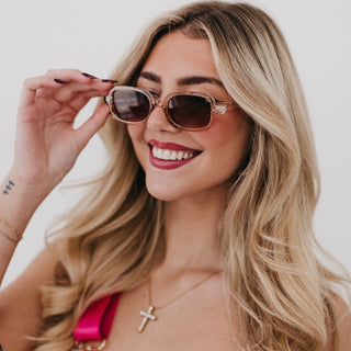 Sheila Retro Oval Sunglasses Wholesale-Pretty Simple