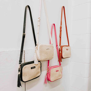 Pretty Simple Silvia Straw Camera Bag