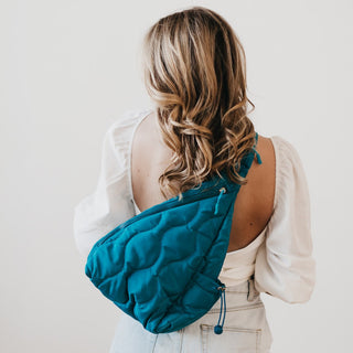 Striding Through Philly Puffer Sling Bag & Backpack-Sling bag-Pretty Simple