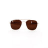 Brown Lens/Gold Frame