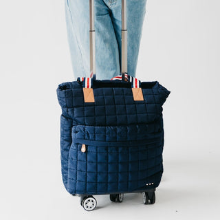 Tenley Quilted Tote Roller Bag Wholesale-Tote Bag-Pretty Simple
