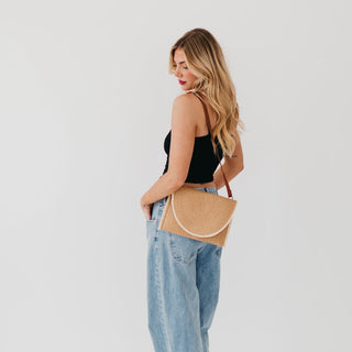 Turks and Caicos Foldover Crossbody Clutch Bag-Clutch-Pretty Simple