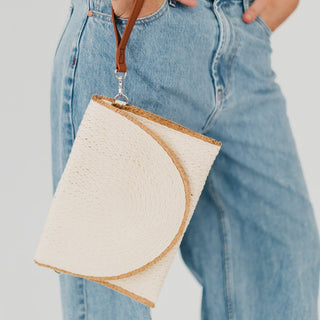 Turks and Caicos Foldover Crossbody Clutch Bag-Clutch-Pretty Simple