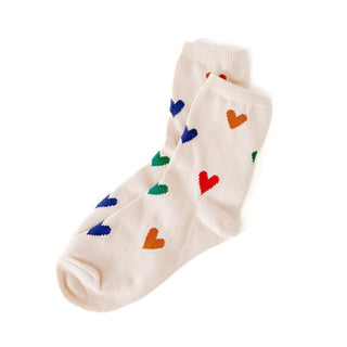 Forever and Always Valentines Heart Mid-Calf Socks-Socks-Pretty Simple