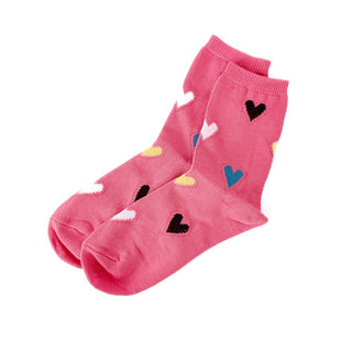 Forever and Always Valentines Heart Mid-Calf Socks-Socks-Pretty Simple